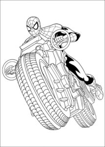 Спайдермен На Мотоцикле - Папины Сказки