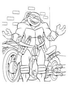 Черепашка Ниндзя На Мотоцикле - Папины Сказки