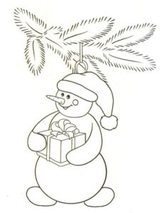 Снеговик С Подарком - Папины Сказки